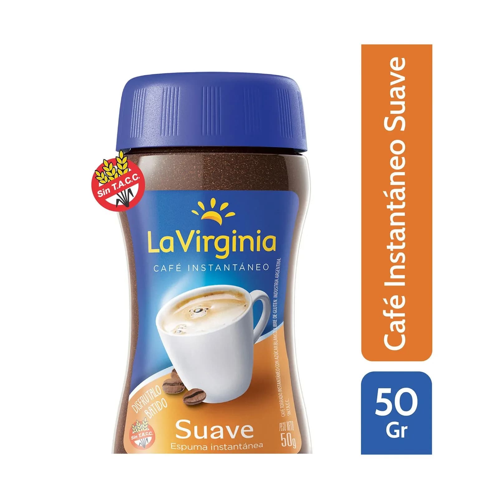 Cafe Instantáneo Suave La Virginia 50g