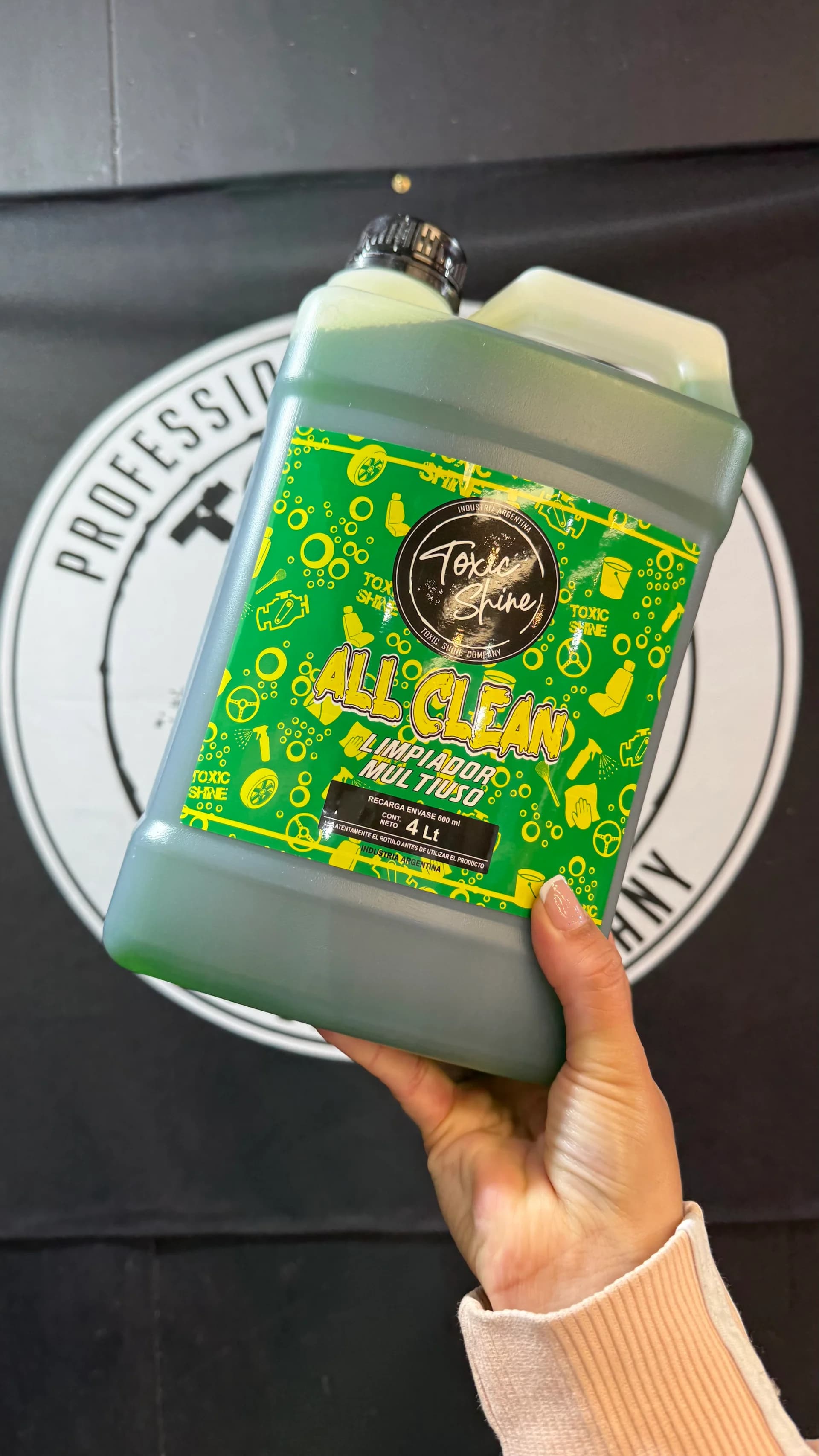 ALL CLEAN 4L GALON TOXIC SHINE