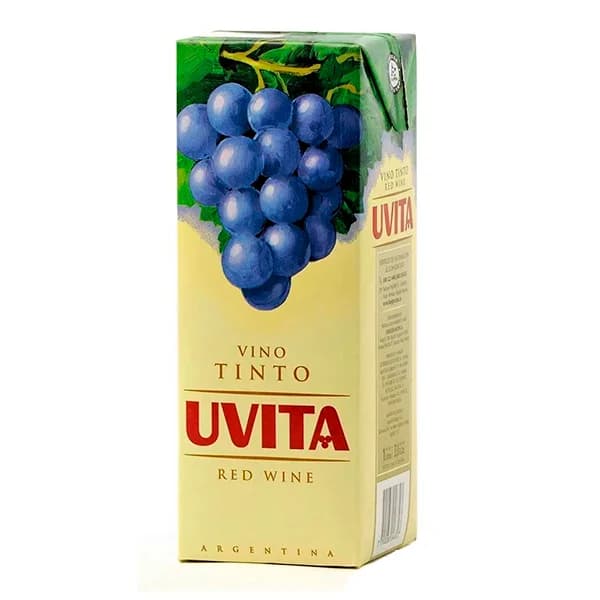 Vino Tinto Uvita Caja 1 Lt