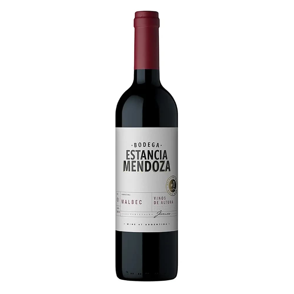 Vino Tinto Bodega Estancia Mendoza Malbec 750 Cc