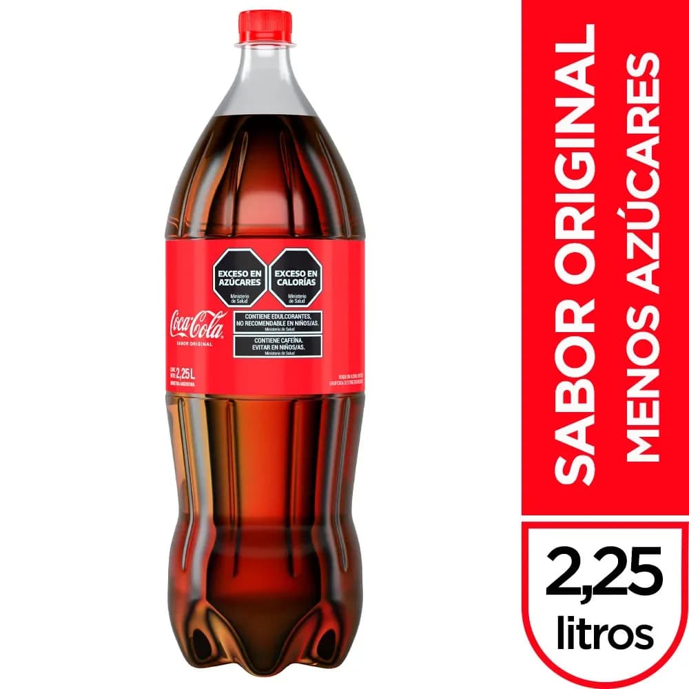 Gaseosa Coca Cola Sabor Original Descartable 2,25 lts