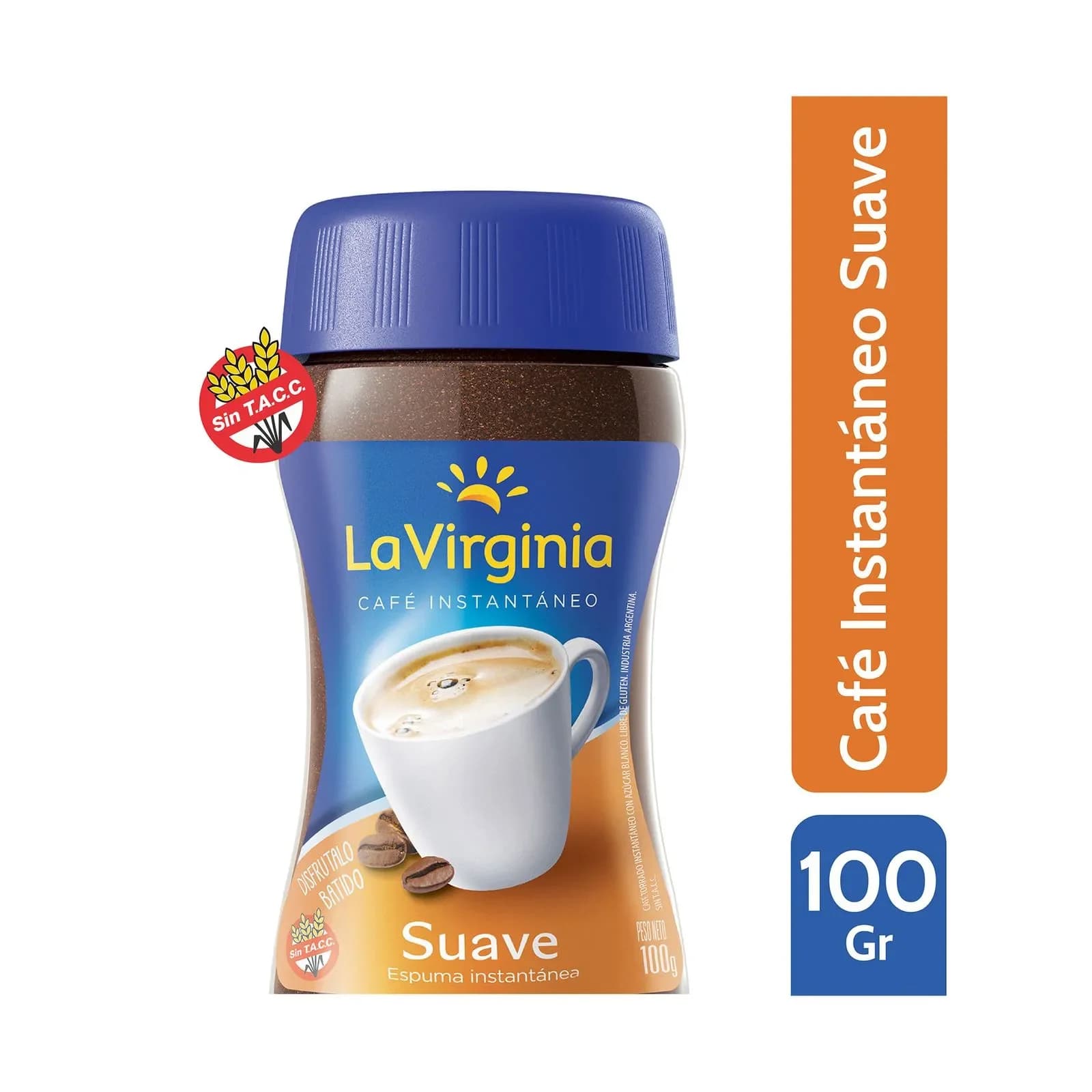 Cafe Instantáneo La Virginia Suave Frasco 100 g
