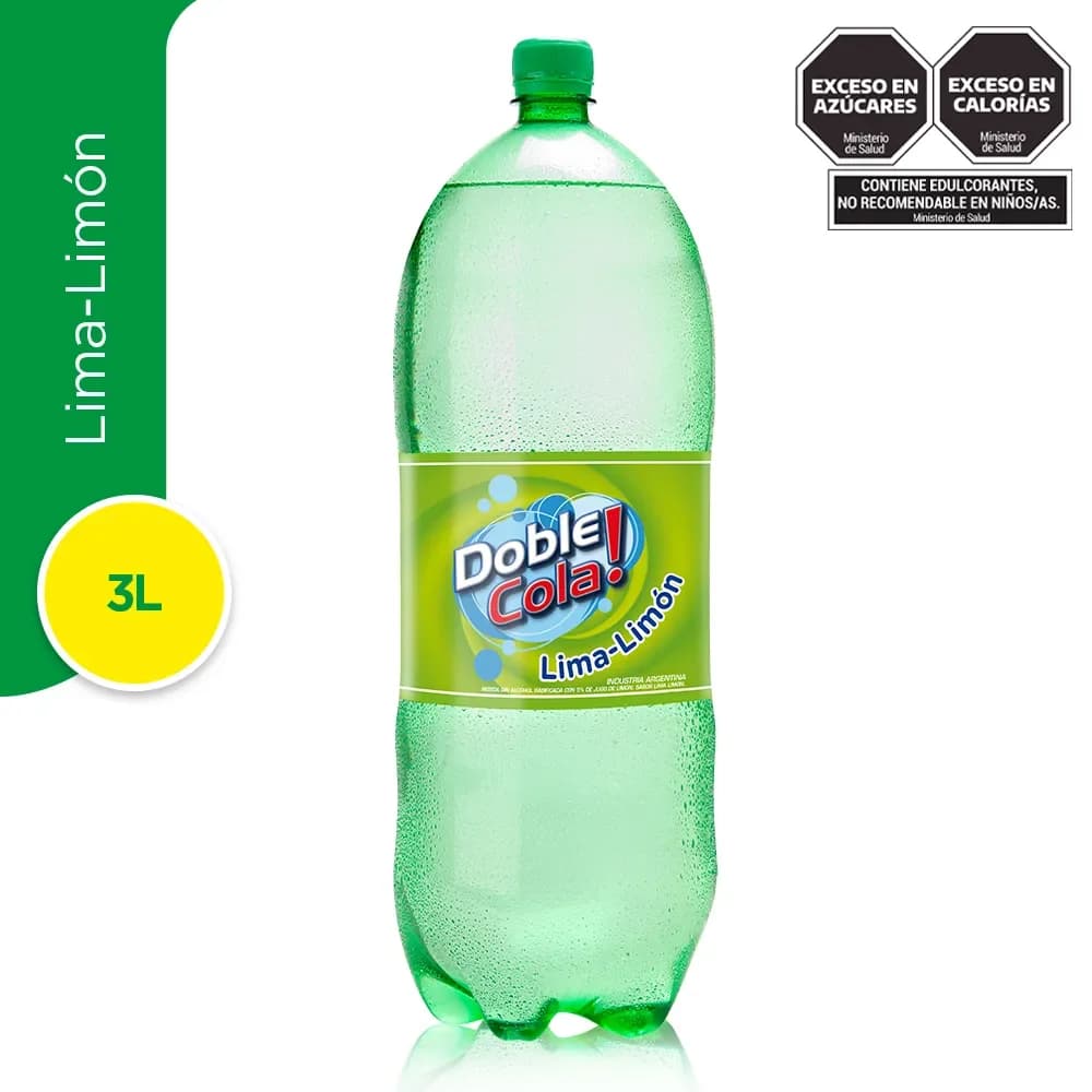 Gaseosa Lima Limón Doble Cola 3 Lts