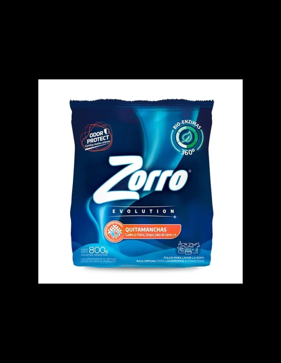 Jabon Zorro Quita Manchas 800 Grs
