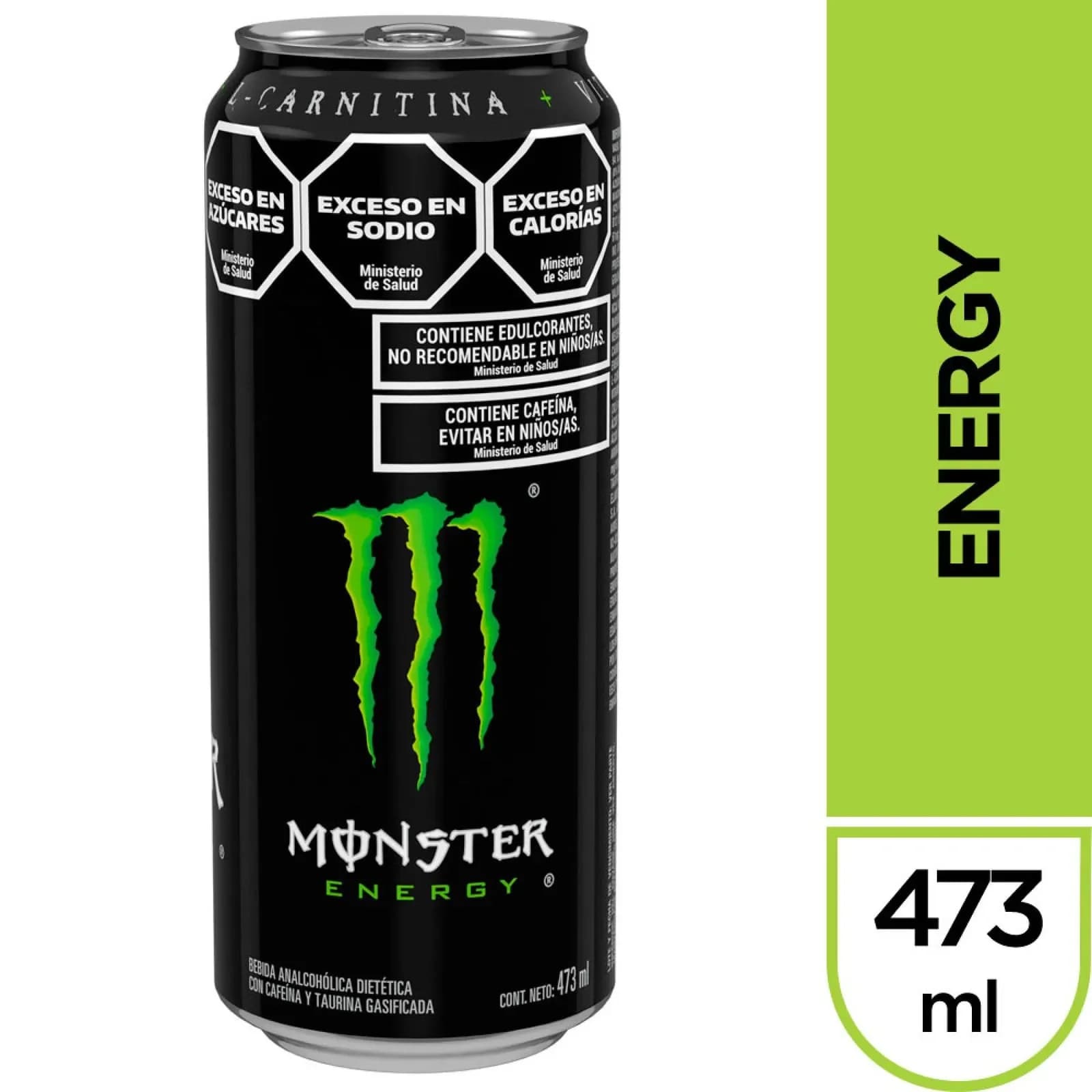 Bebida Energizante Monster Green Original 473ml