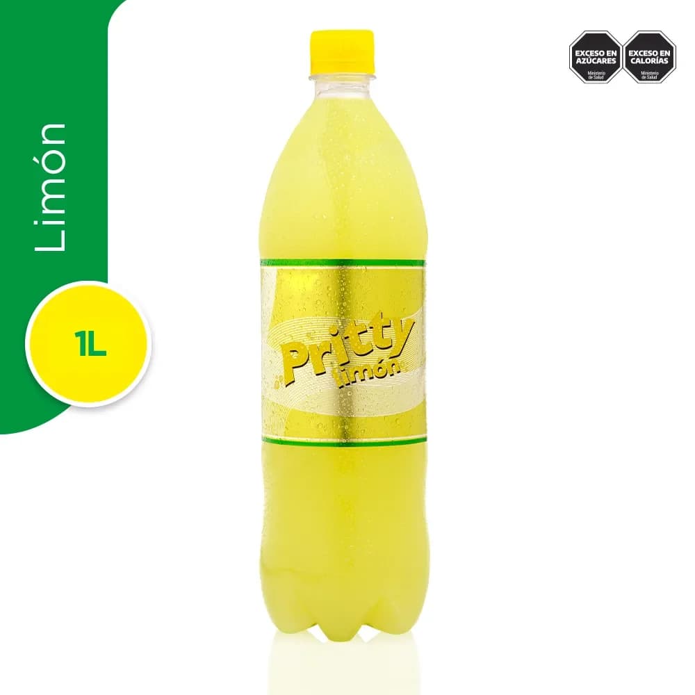 Gaseosa Pritty Sabor Limón 1 Lts