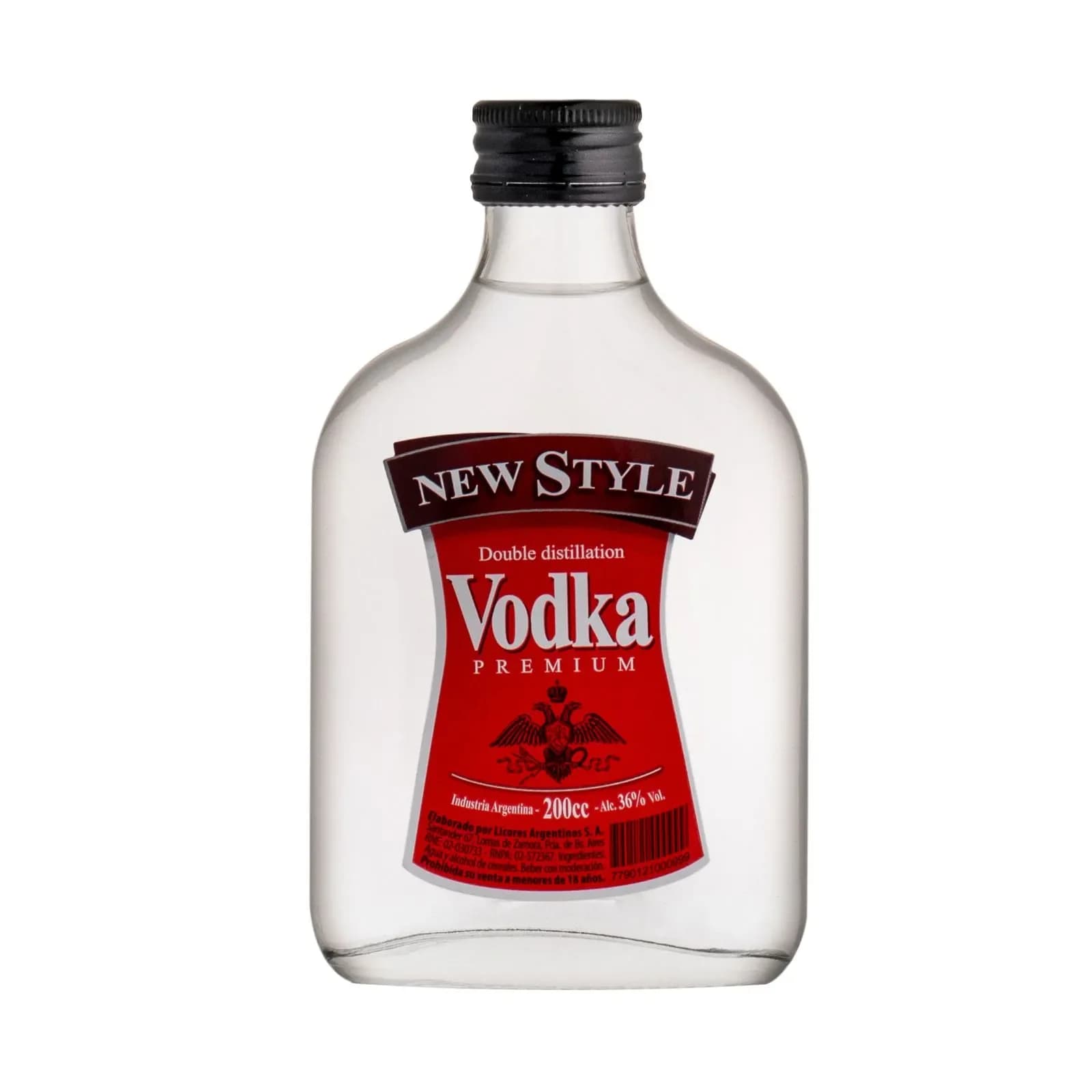Vodka New Style Petaca 200 cc