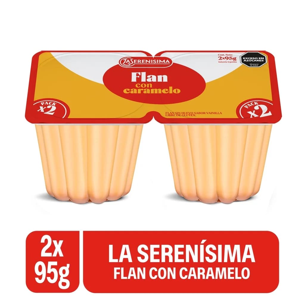 Flan vainilla La Serenísima 190gr x unidad