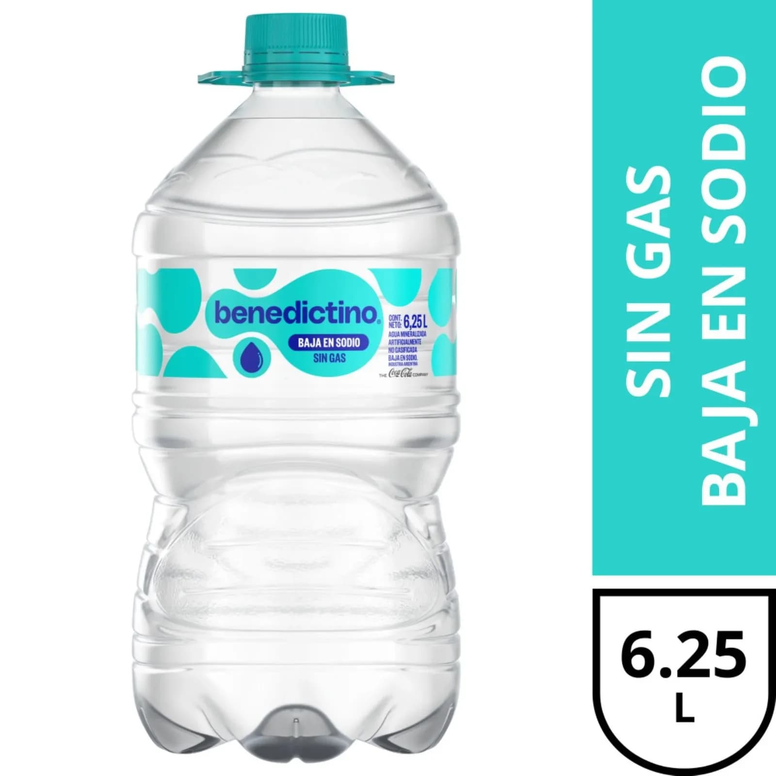Agua de Mesa sin Gas Benedictino Bidón 6,25 lts