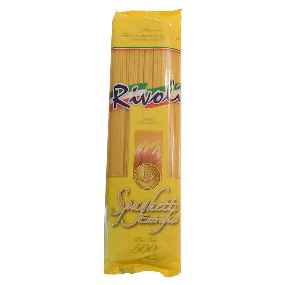 Fideos Spaghetti Largos Rivoli 500 Gr