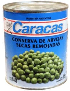 Arvejas Caracas Secas Remojadas X 300 Gr