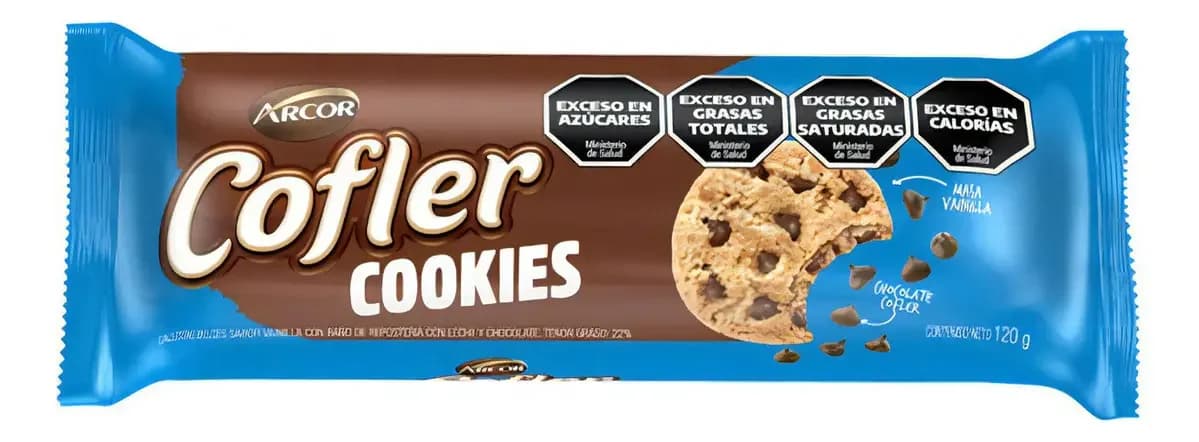 Galletitas Cofler Cookies Con Chips de Chocolate 120Gr