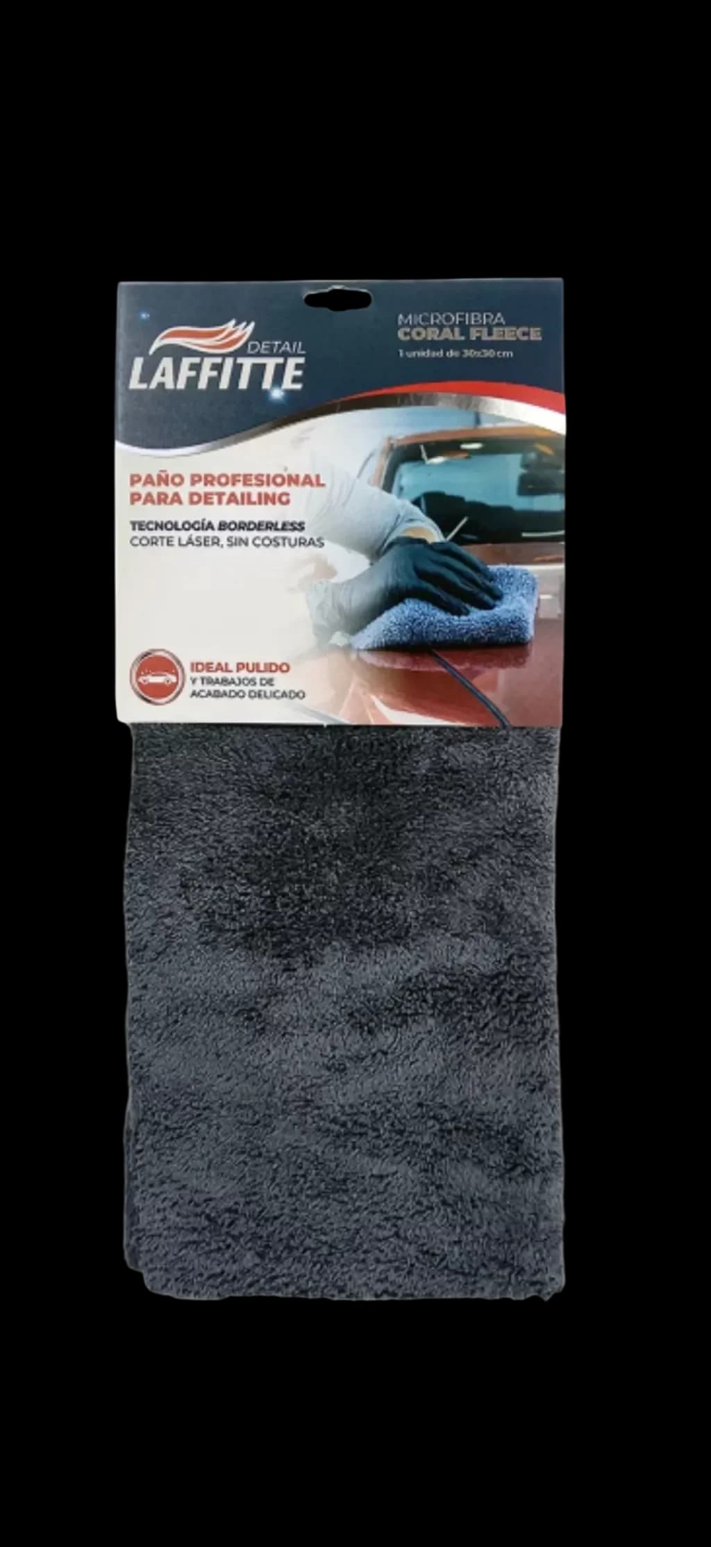 MICROFIBRA MULTIUSO CORAL 30X30 CM GRIS LAFFITTE