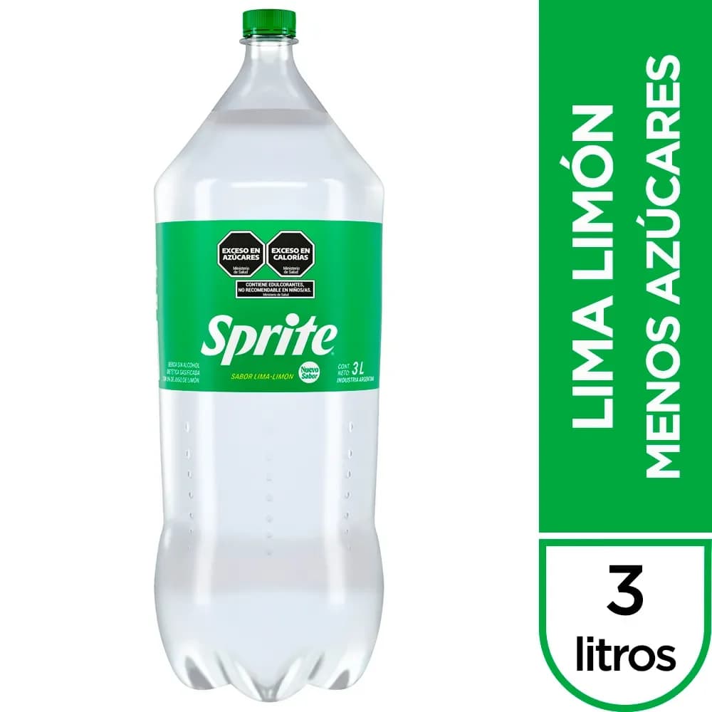 Gaseosa Sprite Lima Limón 3 Lts