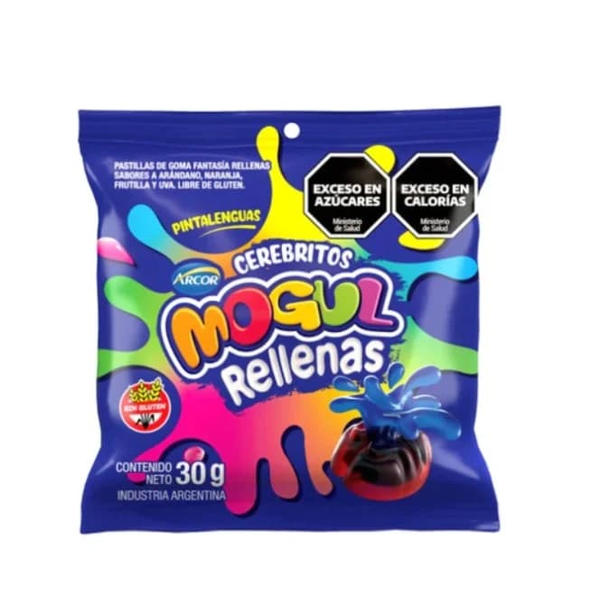 Gomitas Mogul Rellenas Cerebritos 30Gr