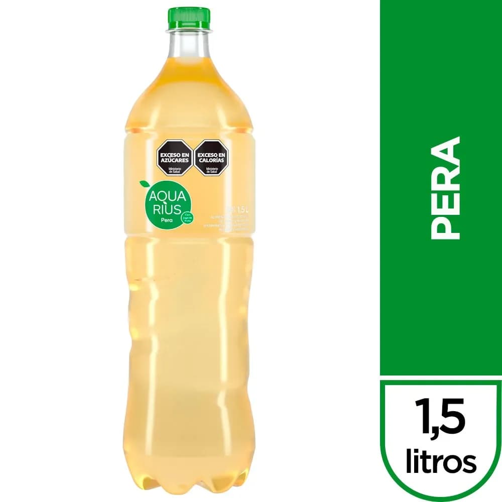 Agua Saborizada de Pera Aquarius 1,5 lts