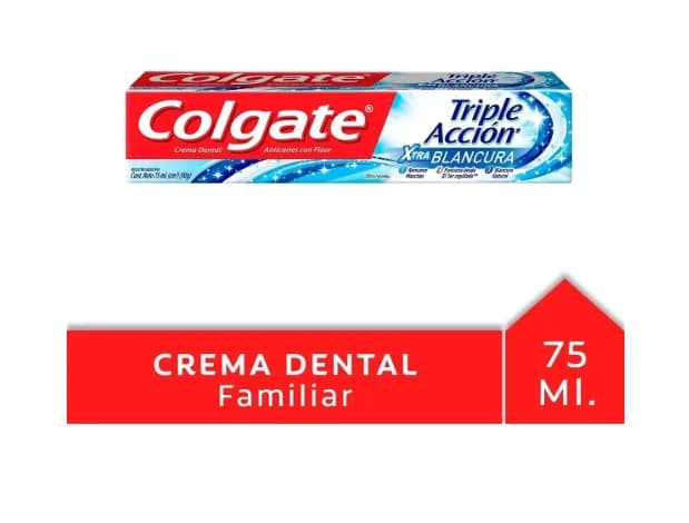 Colgate Triple Accion Blancura Extra 75ml/90 Gr