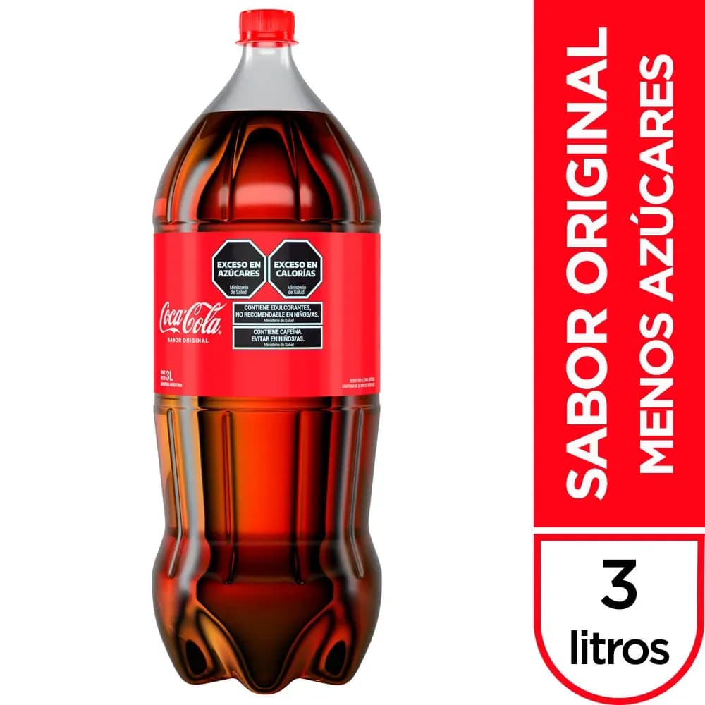 Gaseosa Coca Cola Sabor Original 3 lts