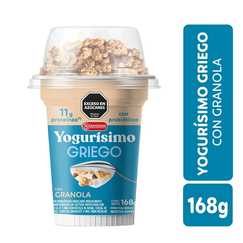 Yogurísimo Griego con granola 168gr