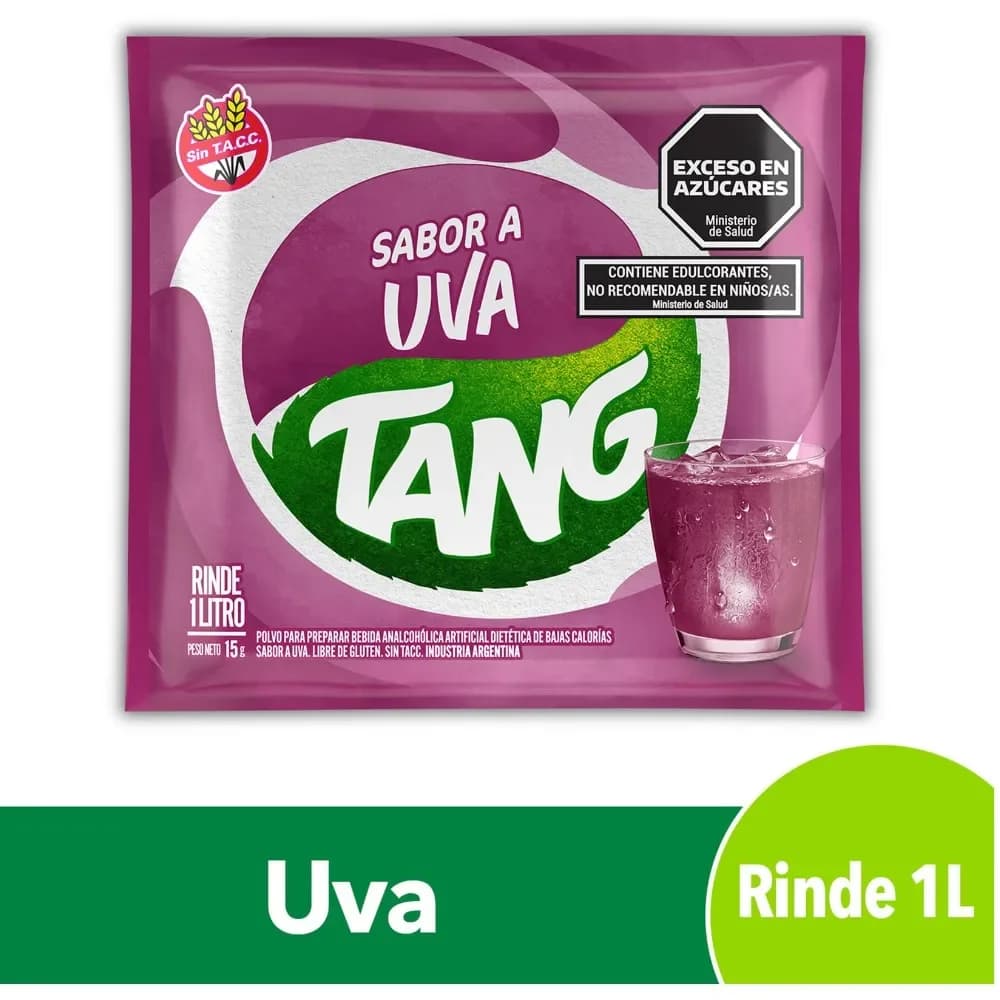 Jugo en Polvo Tang Uva 15g