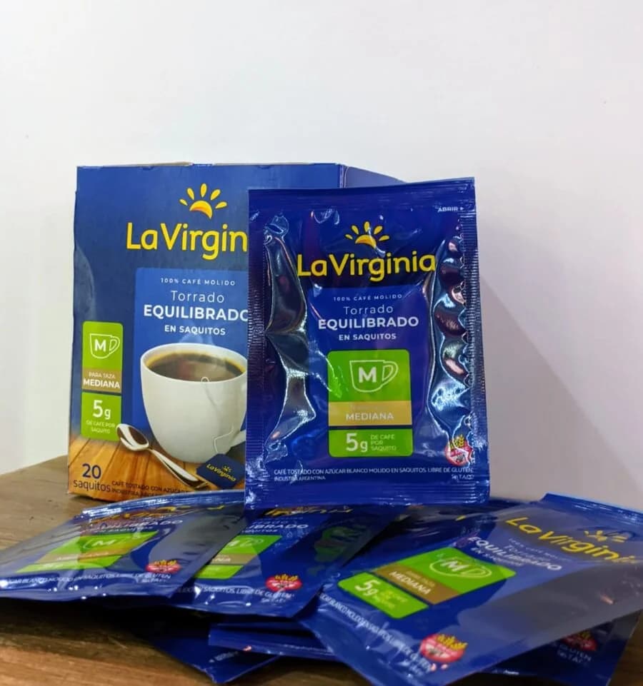 Cafe en Saquito La Virginia Clasico 5g