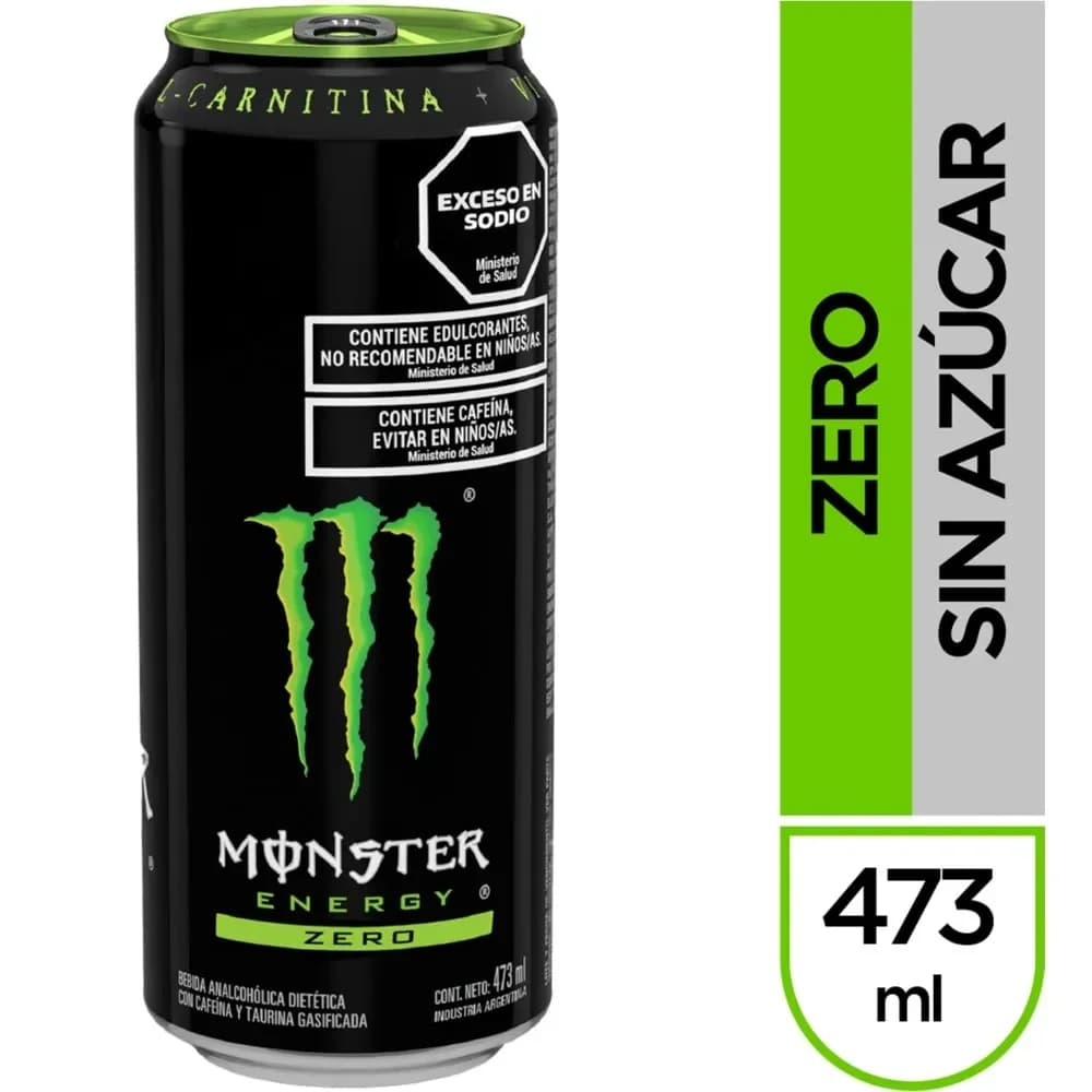 Bebida Energizante Monster ZERO 473ml