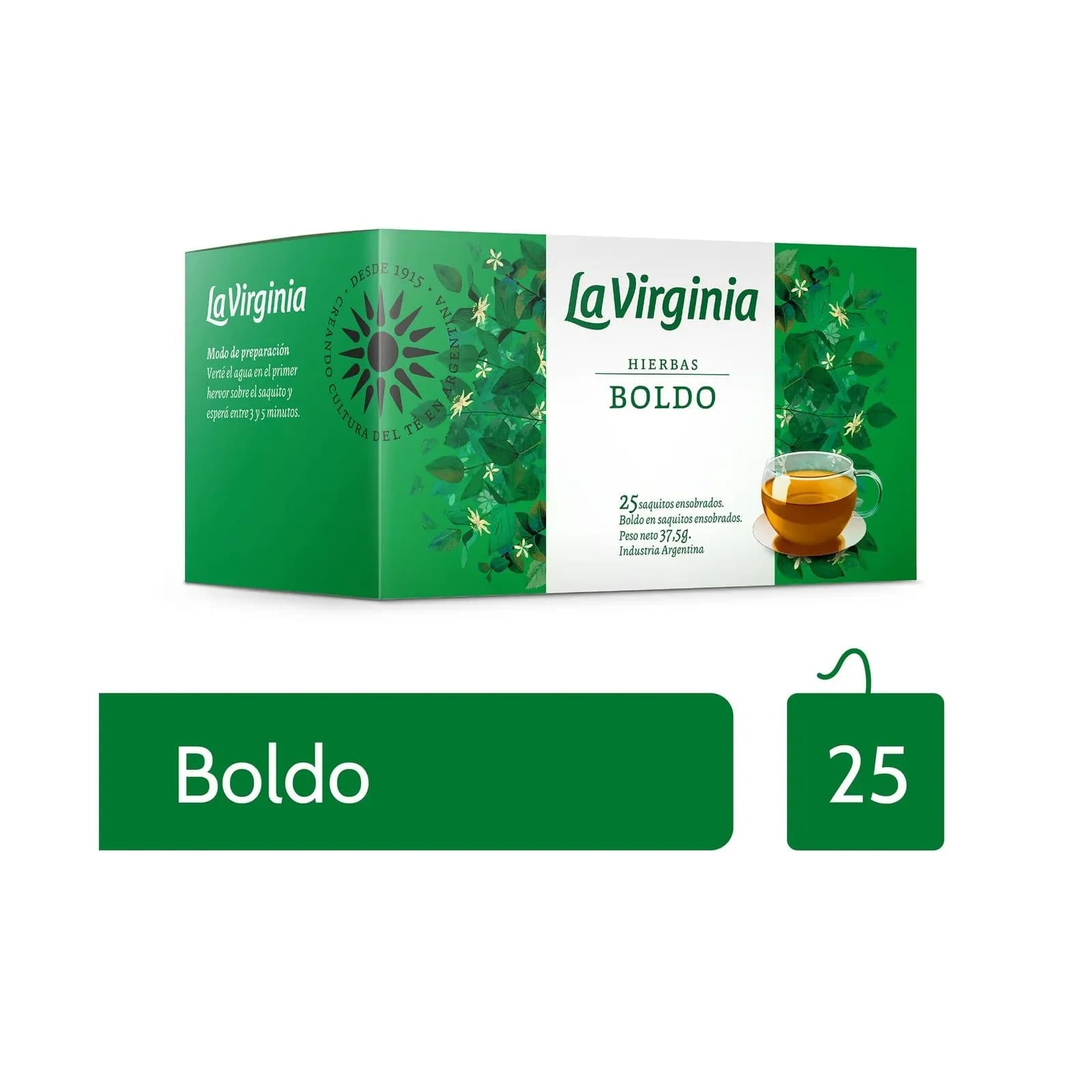 Té de Boldo La Virginia 25 Saquitos 37,5g