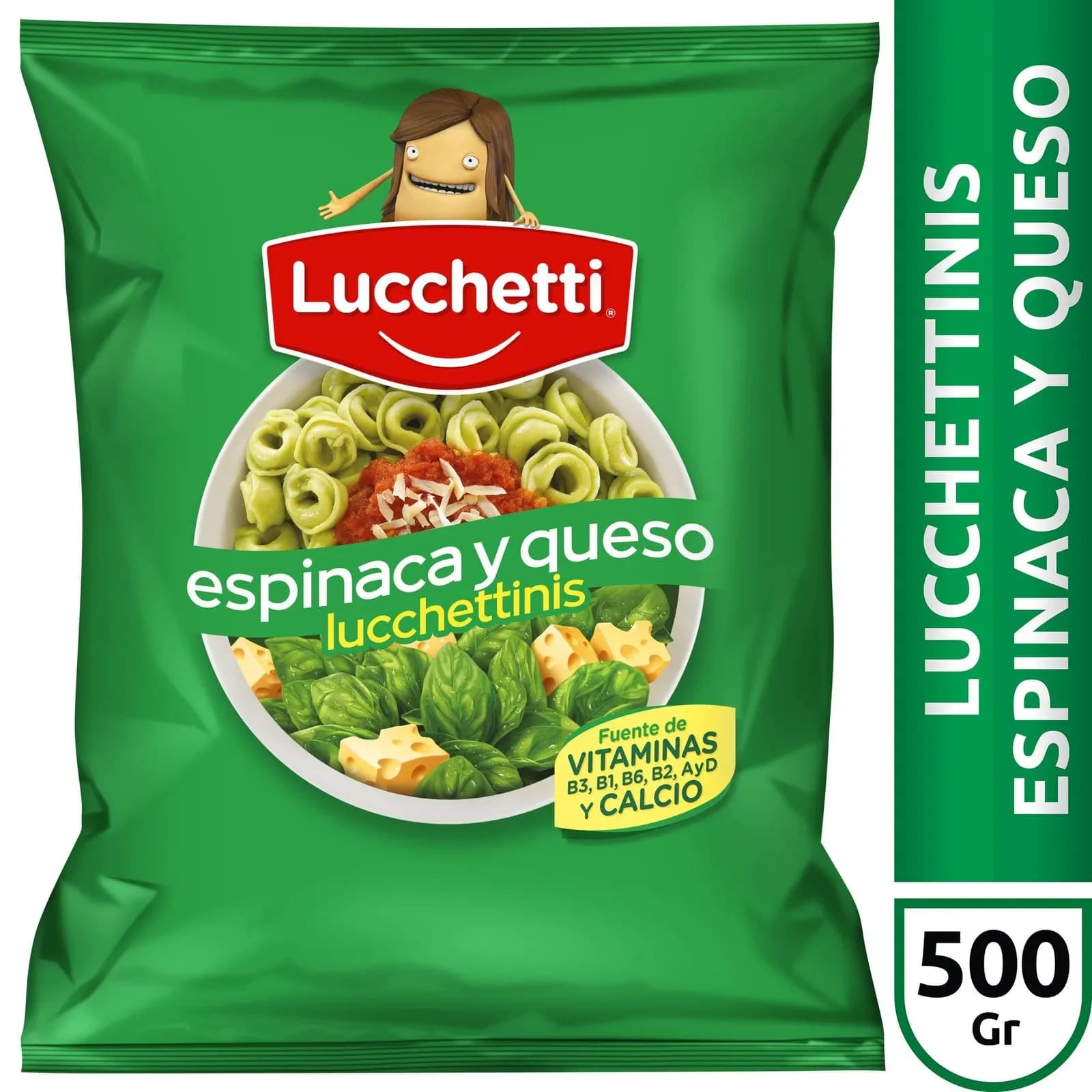 Lucchettinis Lucchetti Espinaca y Queso 500g