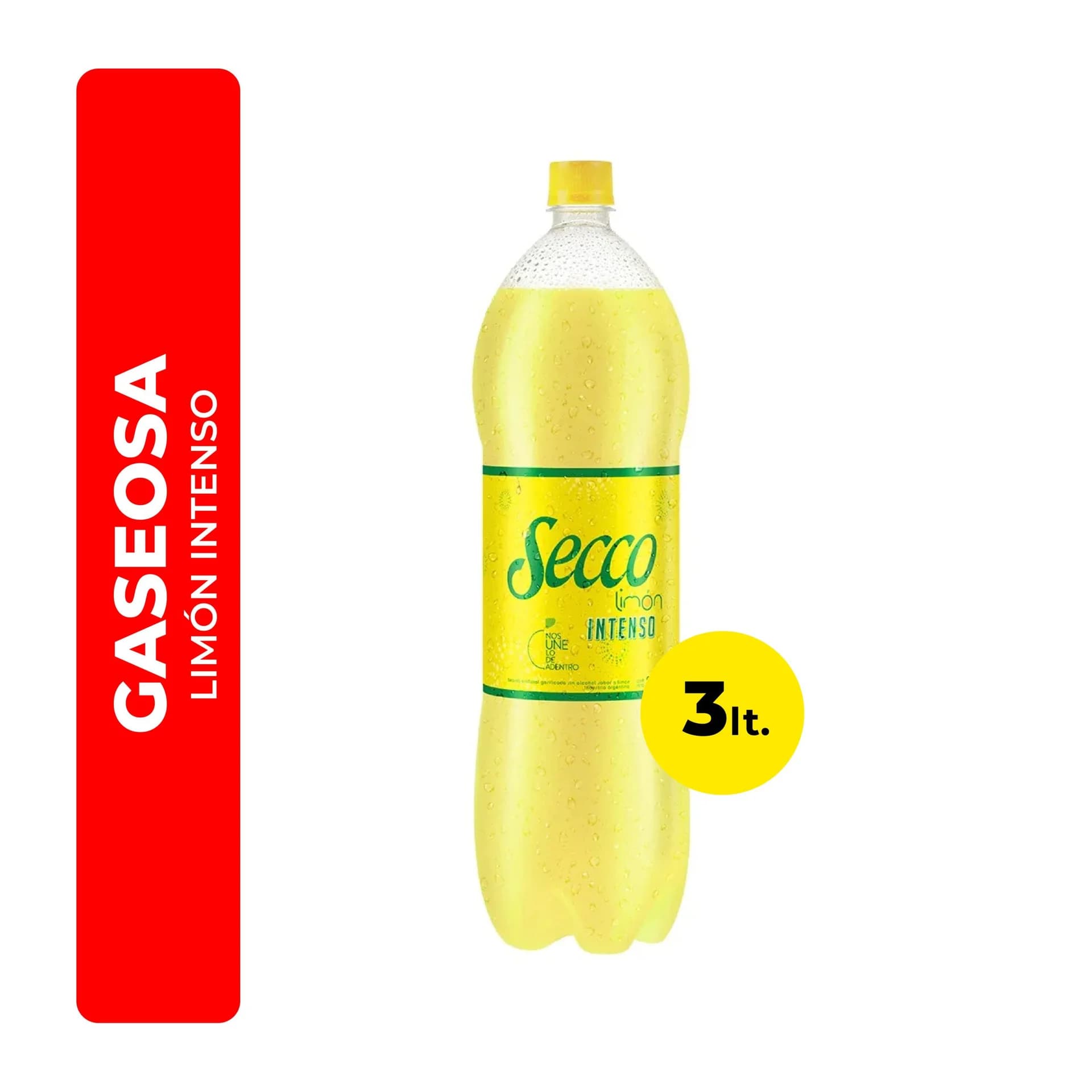 Gaseosa Limón Intenso Secco 3 Lts