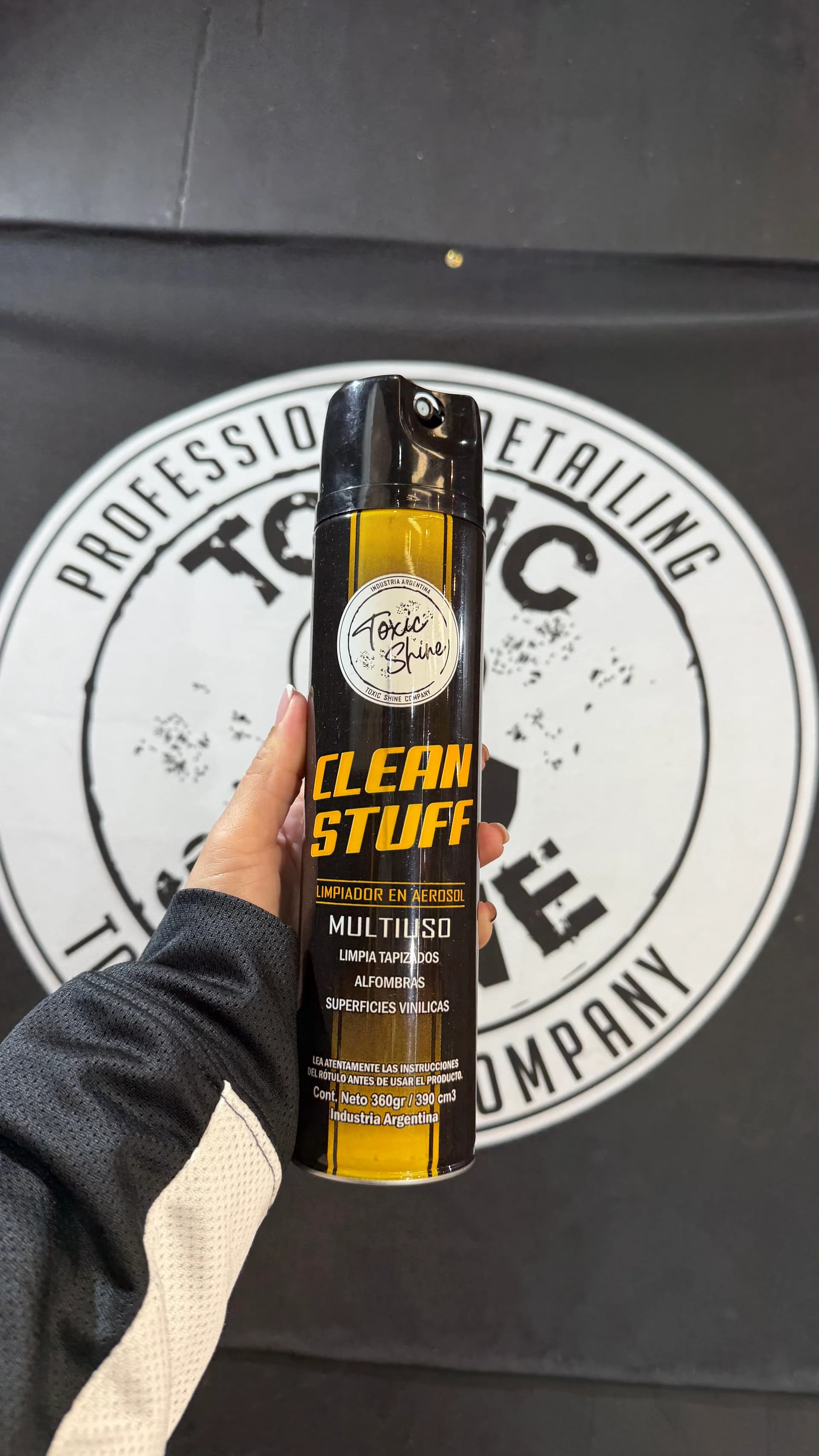 CLEAN STUFF ESPUMA EN AEROSOL TOXIC SHINE
