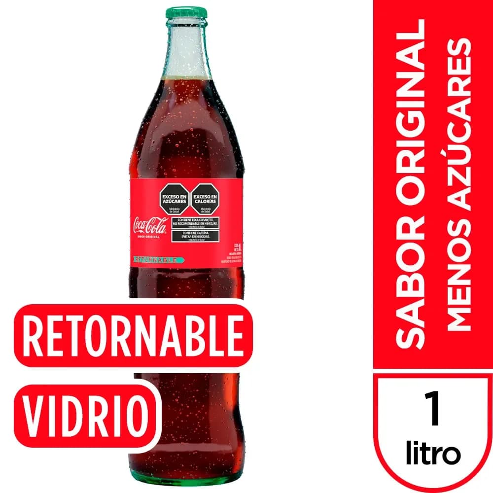 Gaseosa Coca Cola Retornable 1Lt