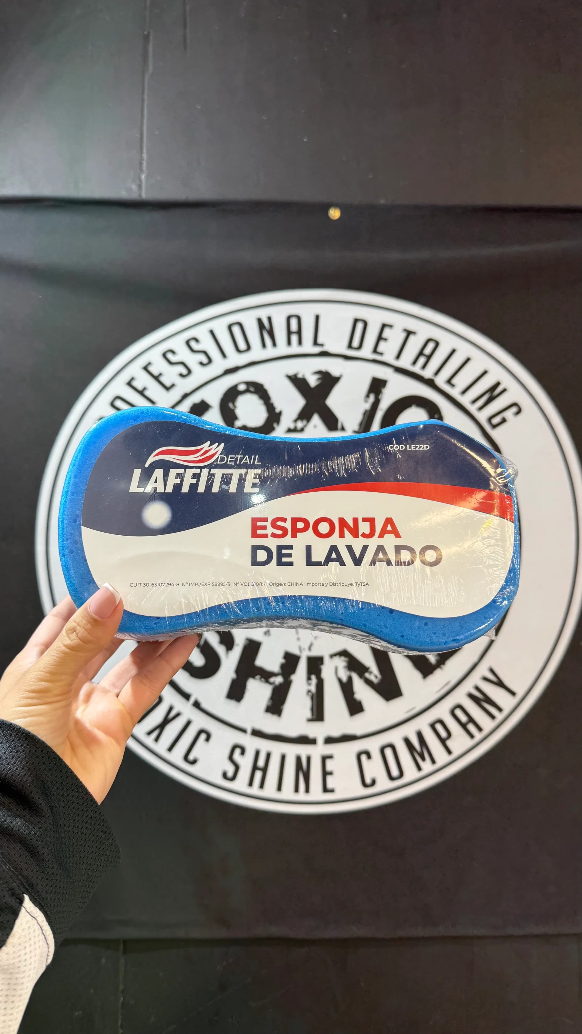 ESPONJA DE LAVADO AZUL RIGIDA LAFFITTE