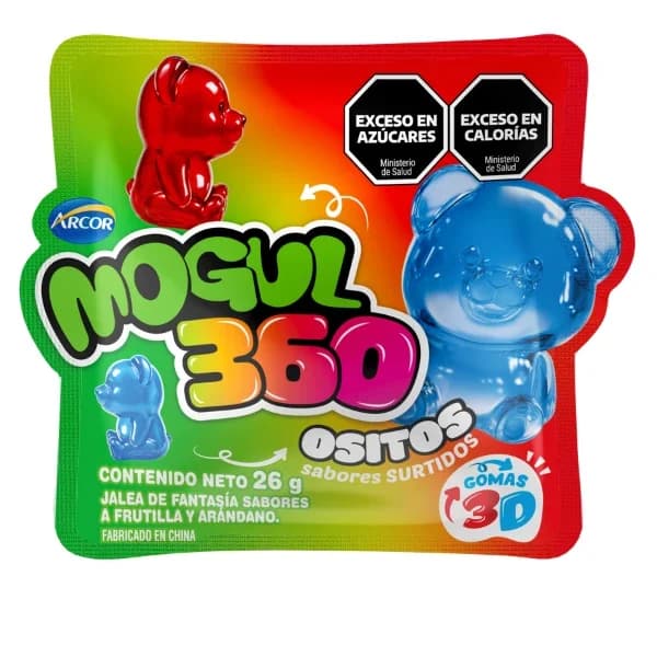 Gomitas Mogul 360 Ositos sabores Surtidos 26g