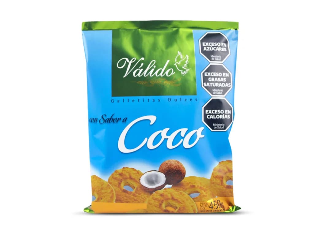 Galletitas de coco Valido 450Gr