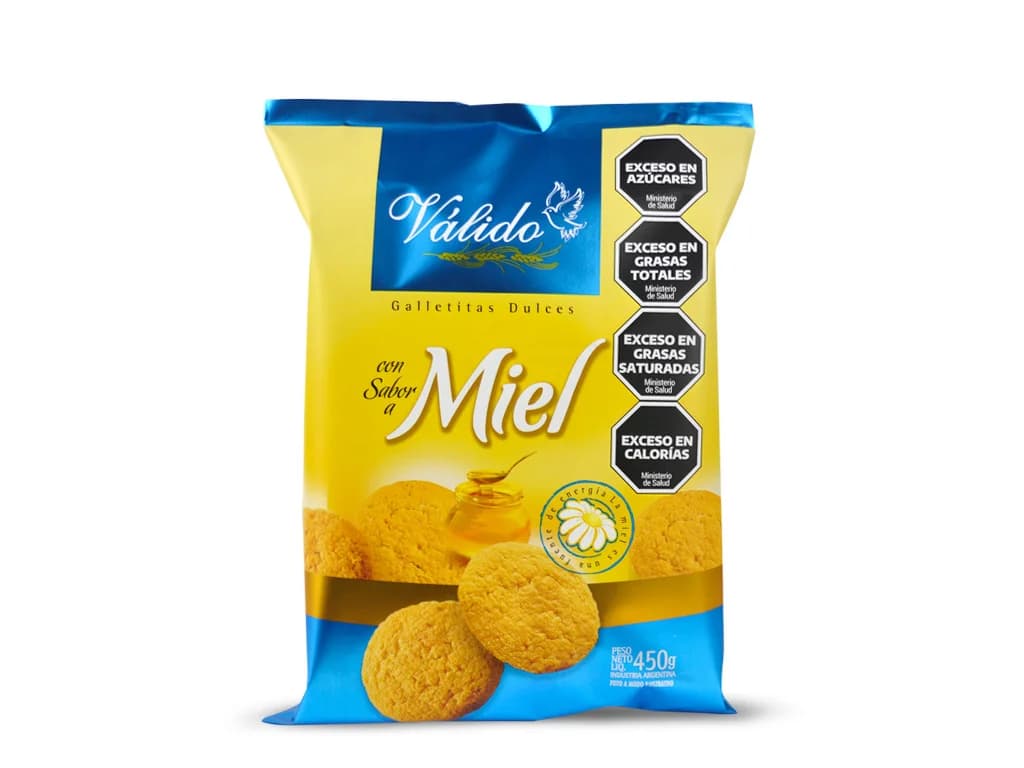 Galletitas de miel Valido 450Gr