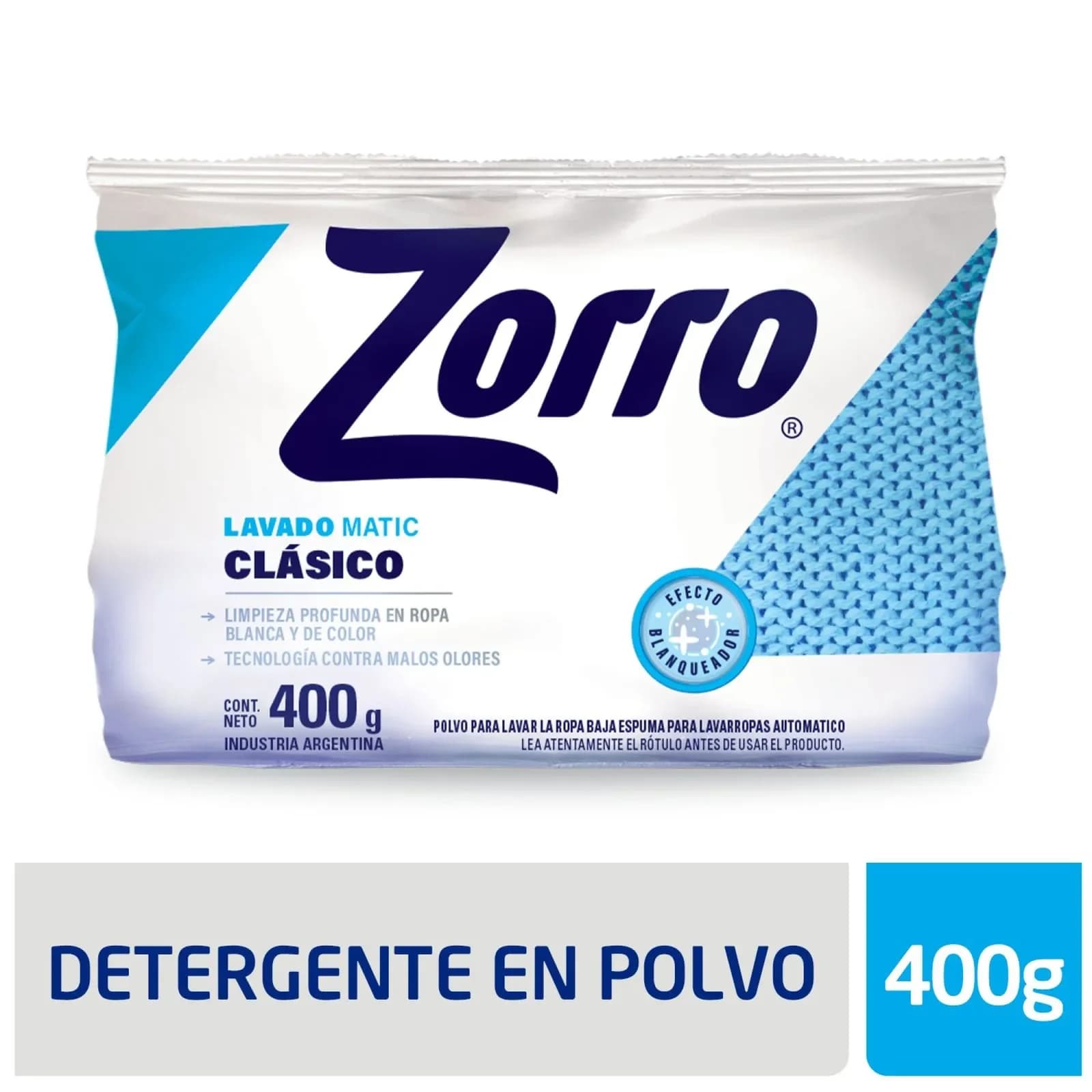 Zorro Polvo BE Clásico 400 Grs