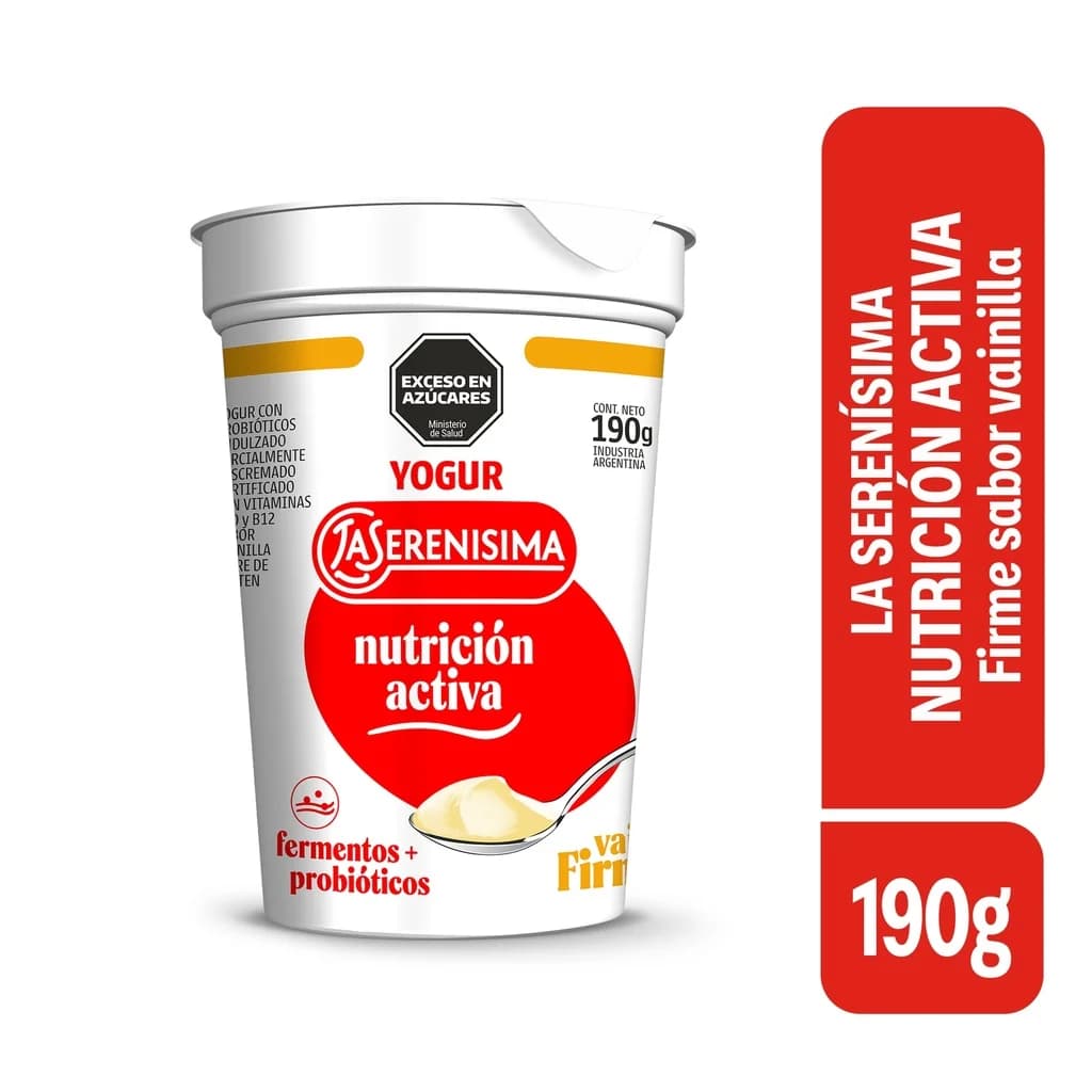 Yogur Serenisima Vainilla Nutricion Activa 190g