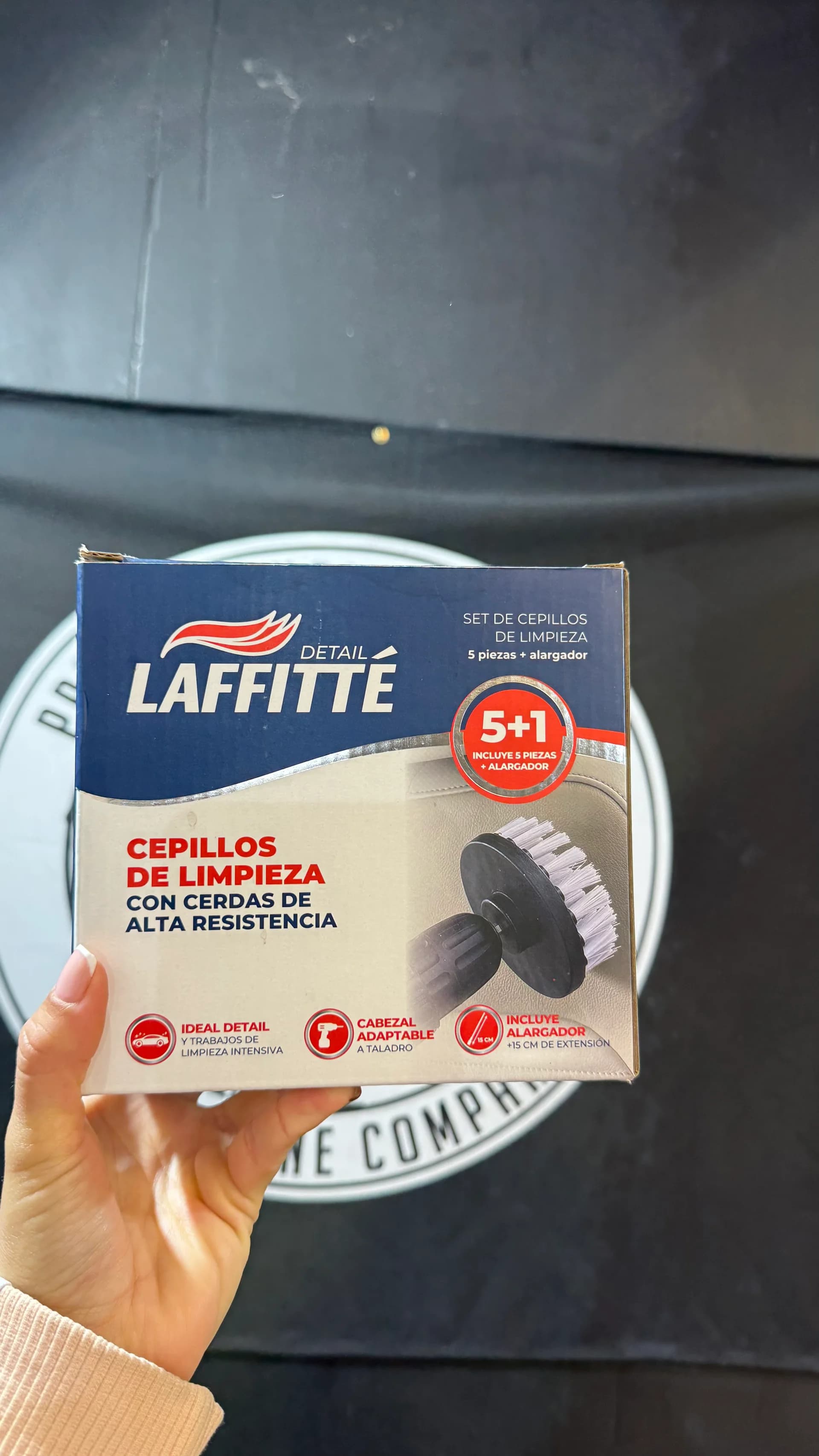 KIT X5 CEPILLOS BLANCO CERDA SUAVE LAFFITTE