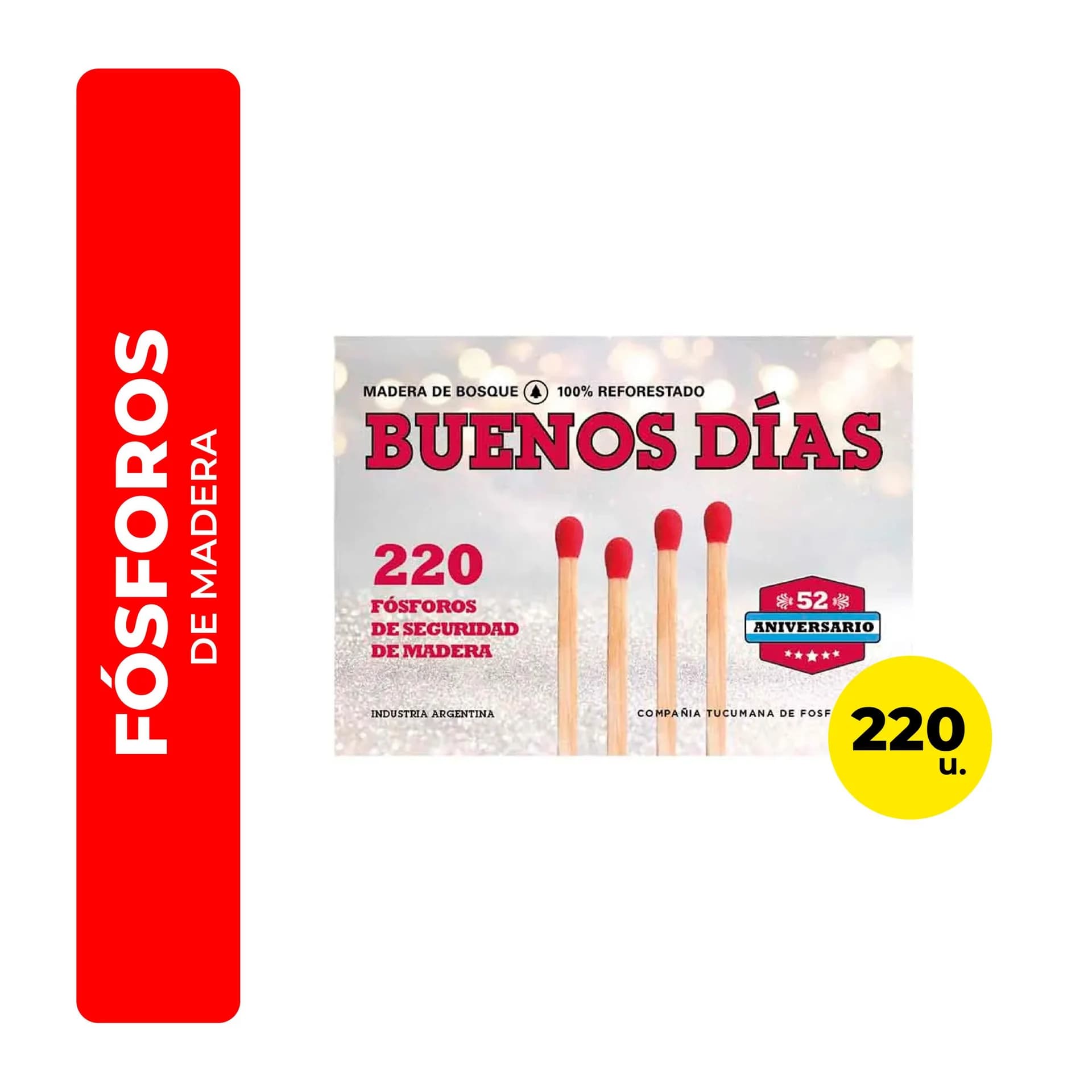 Fosforos Buenos Dias 220 Uni.