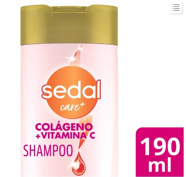 Sedal Colágeno Y Vitamina C Shampoo 190 Ml