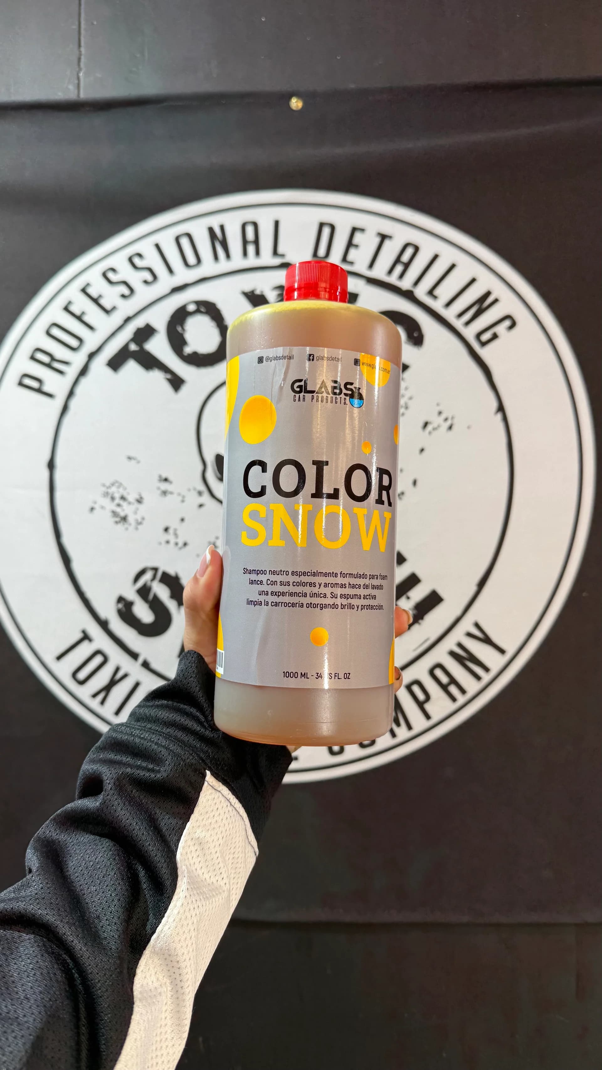 COLOR SNOW SHAMPOO 1L GLABS