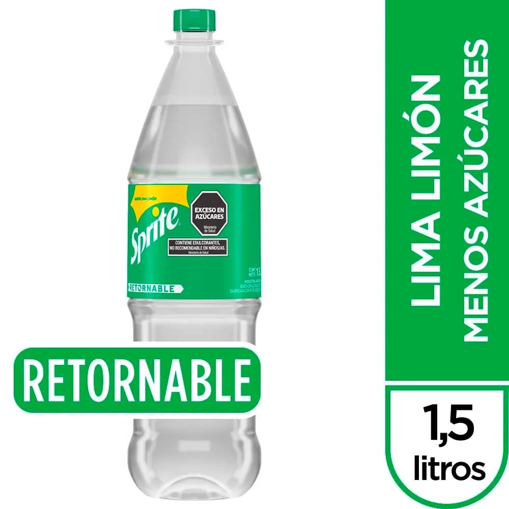 Gaseosa Sprite 1.5 lts Vidrio Retornable