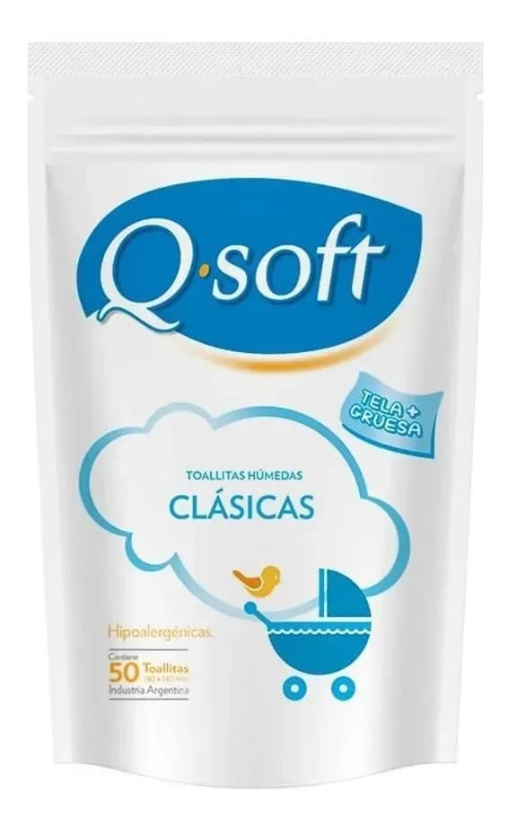 Toallitas Humedas Q-soft Clasica x 50 unidad