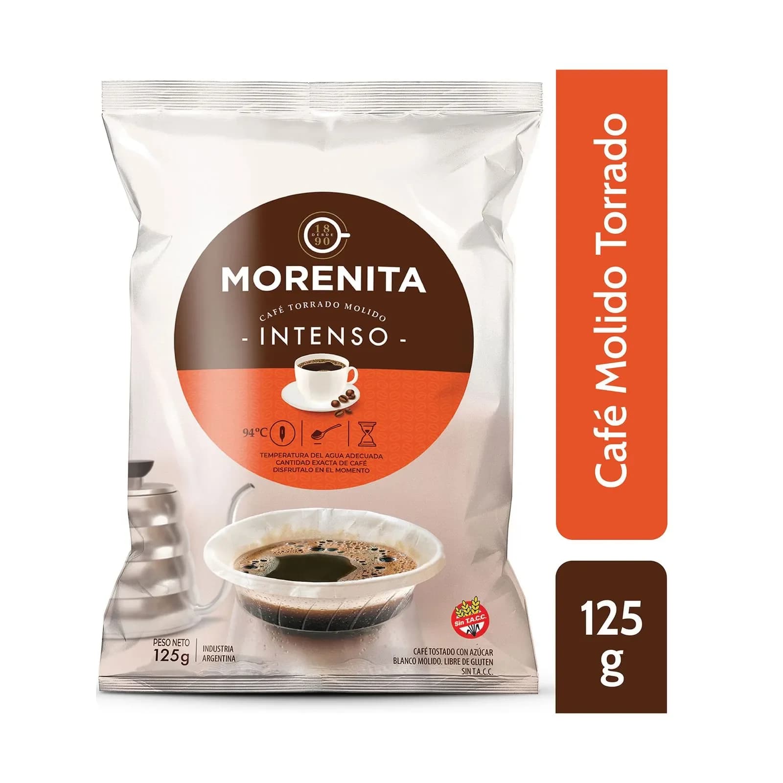 Cafe Molido Torrado Intenso la Morenita 125g