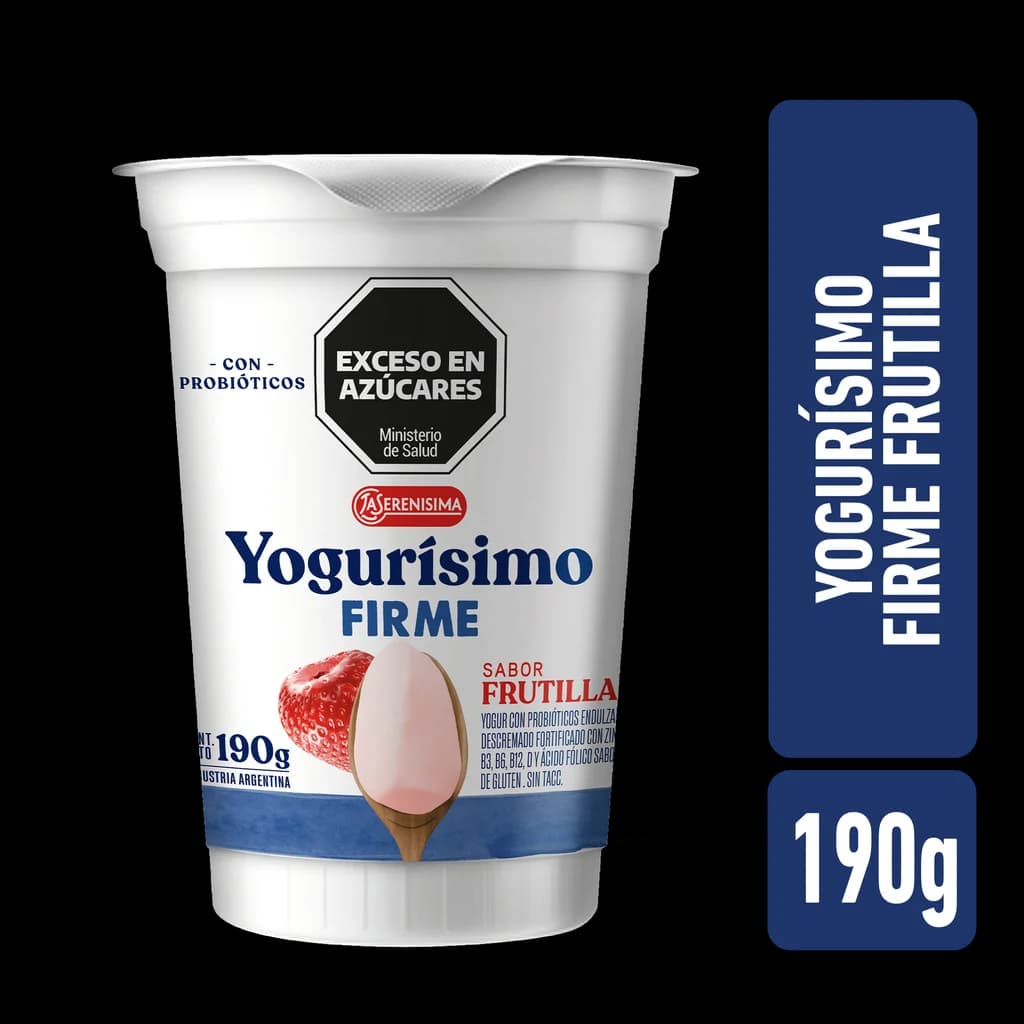 Yogurisimo Firme 190g Frutilla