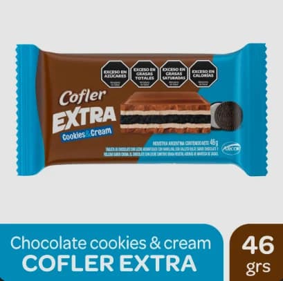 Cofler Extra Cookies y Cream 46 Gr
