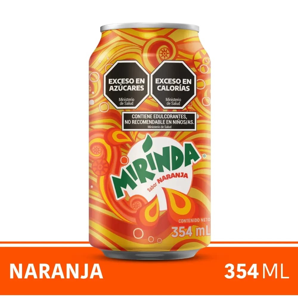 Gaseosa Mirinda Naranja 354 ml