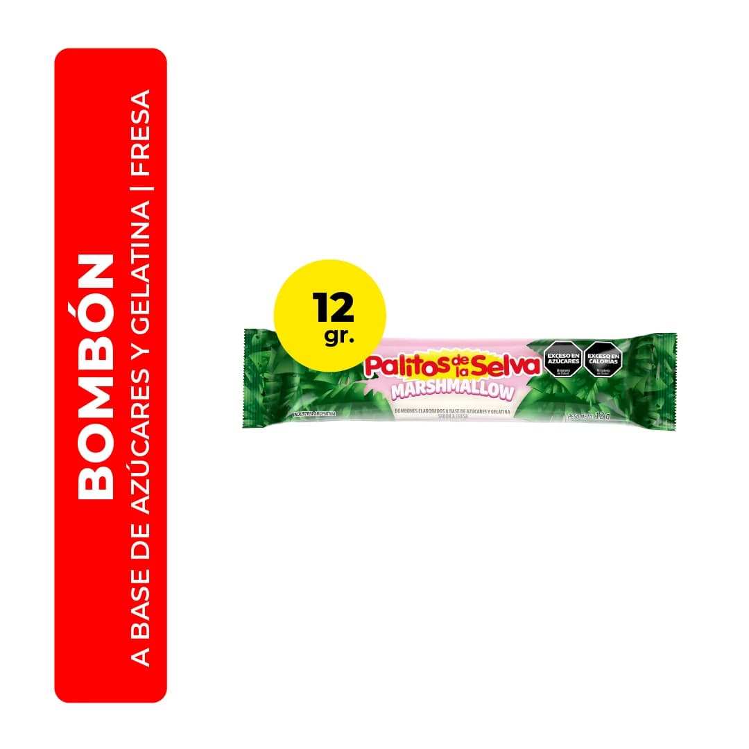 Marshmallow Palitos de la Selva 12g.