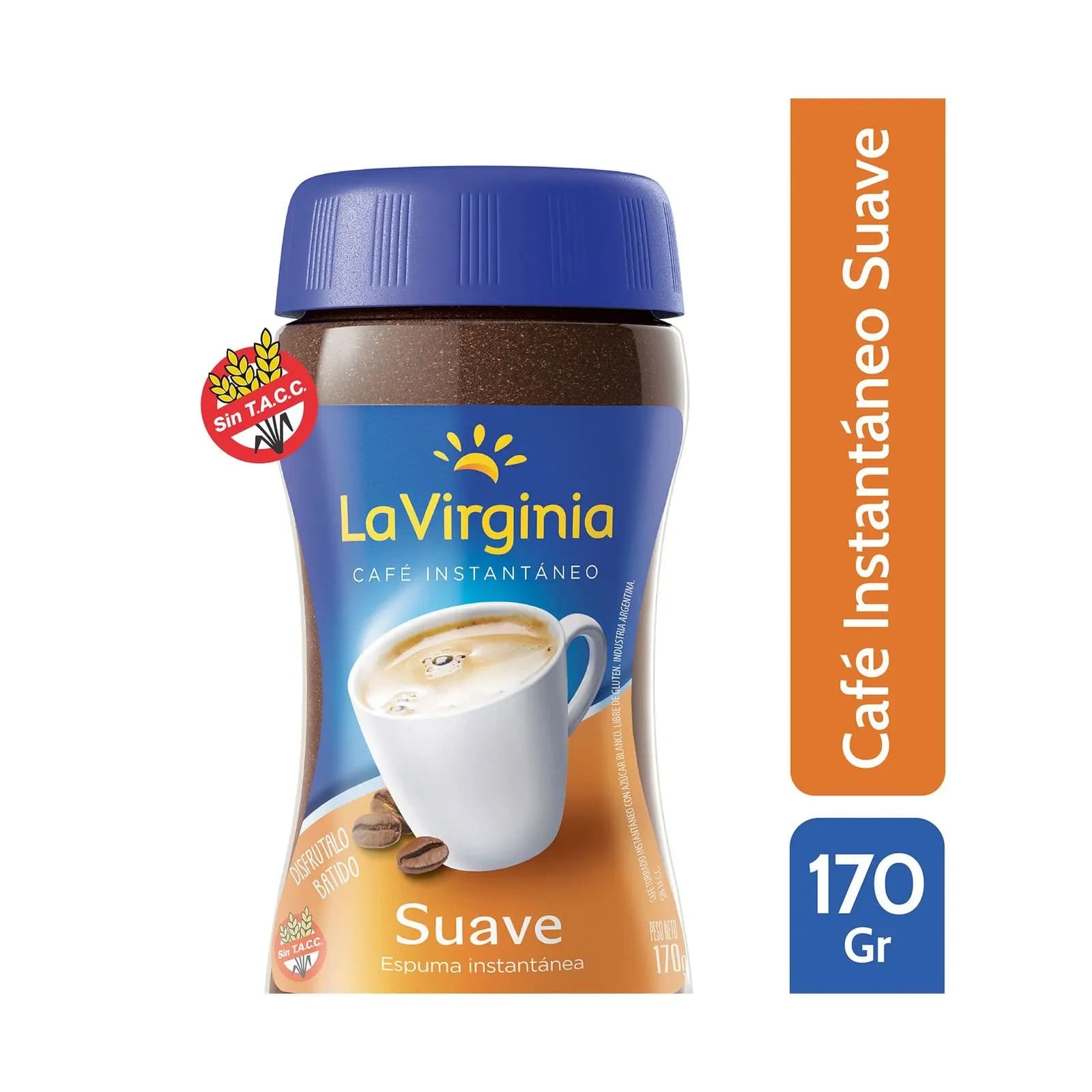Cafe Instantáneo La Virginia Suave Frasco 170g