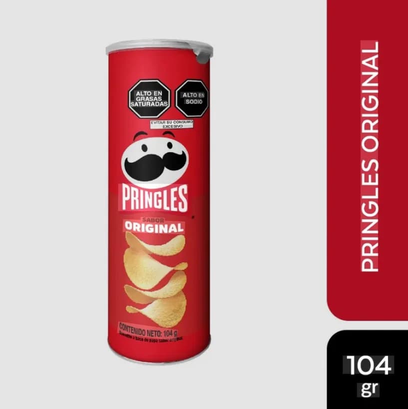 PRINGLES Sabor Original 104 Gr